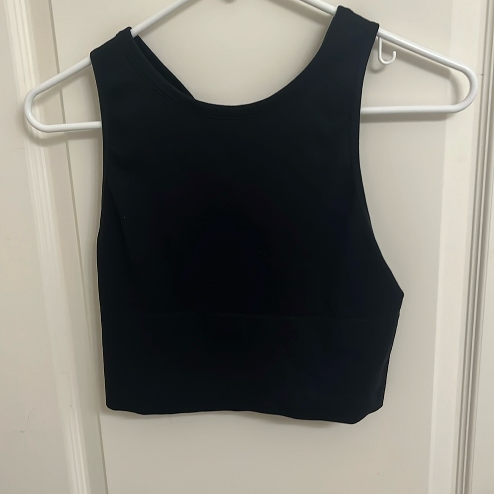 Open back tank top